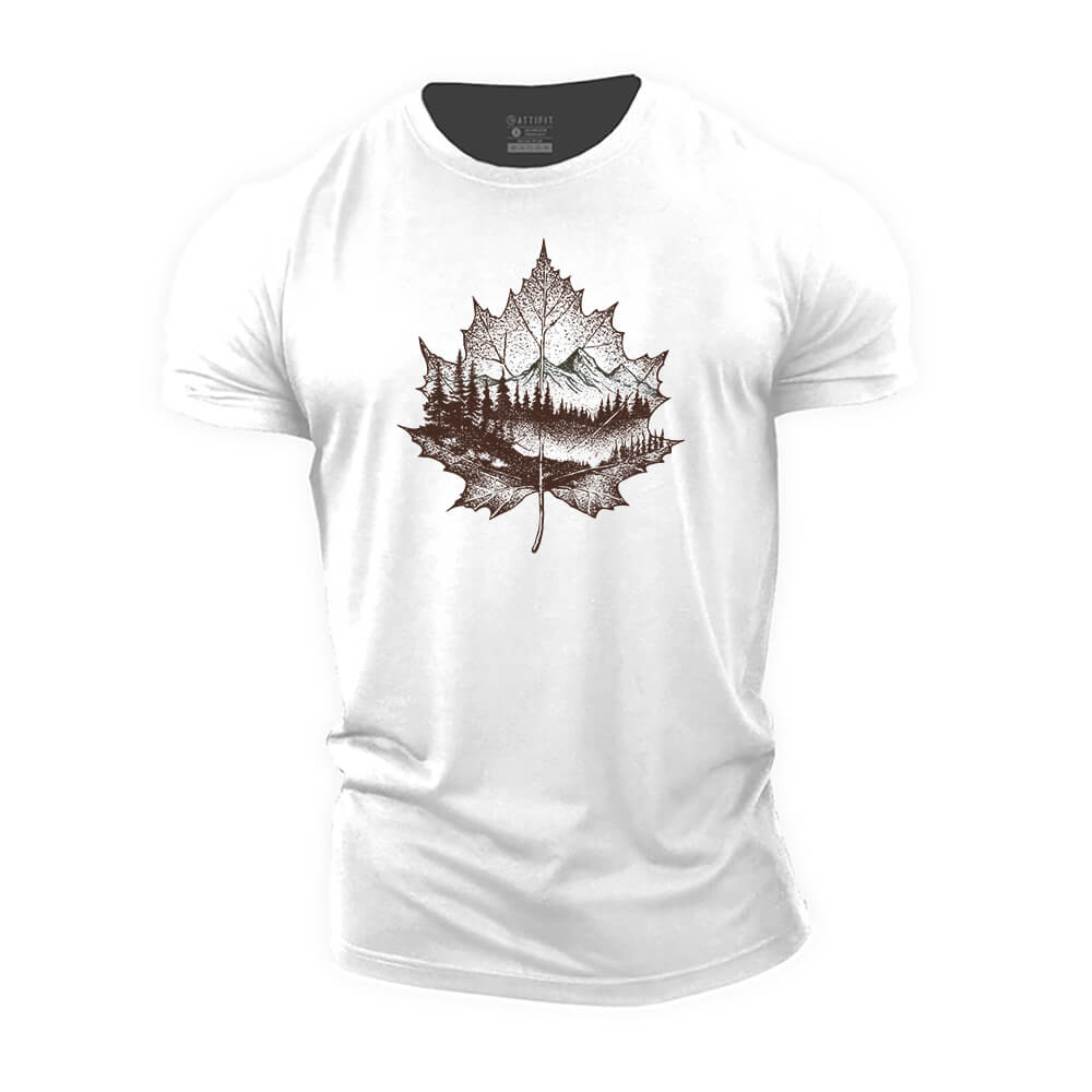 Leaf View Cotton T-Shirt