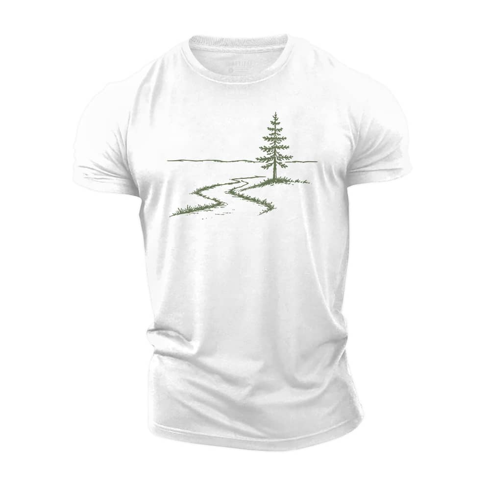 Simple Tree Cotton T-Shirt