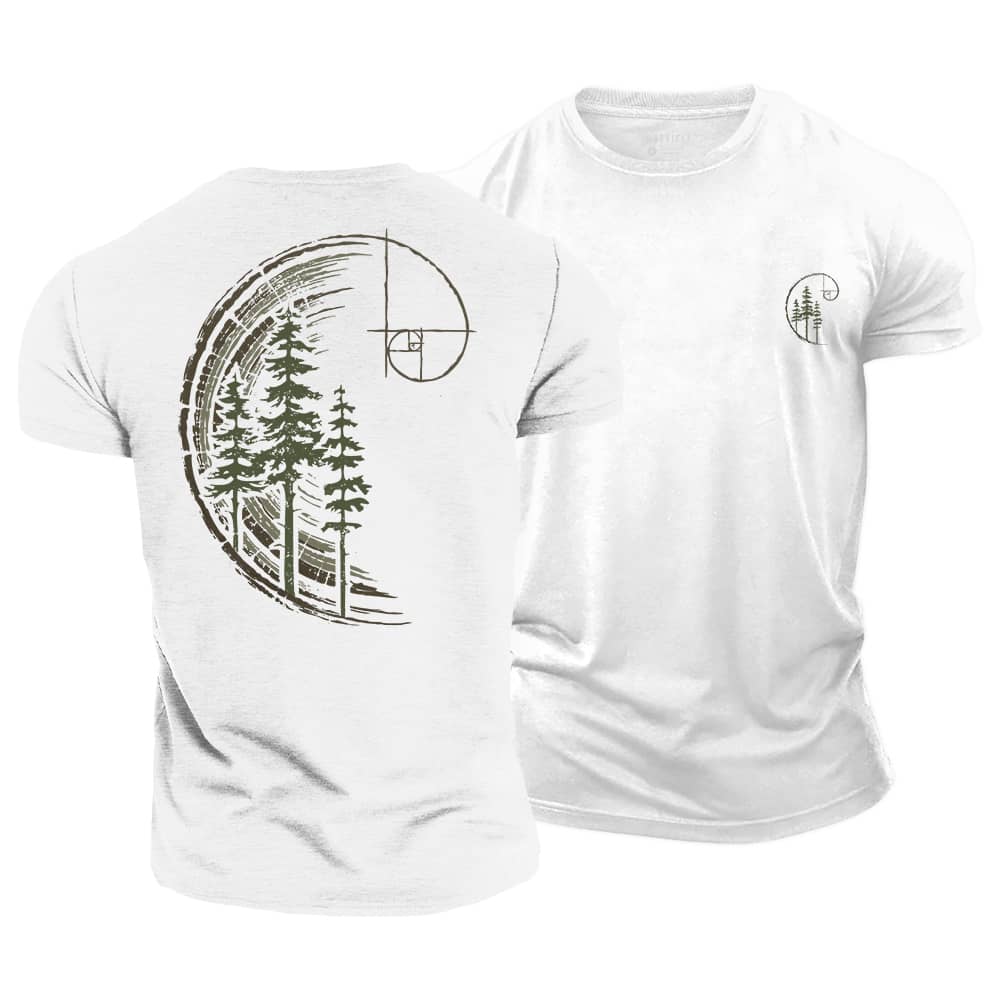 Golden Ratio Forest Cotton T-Shirt