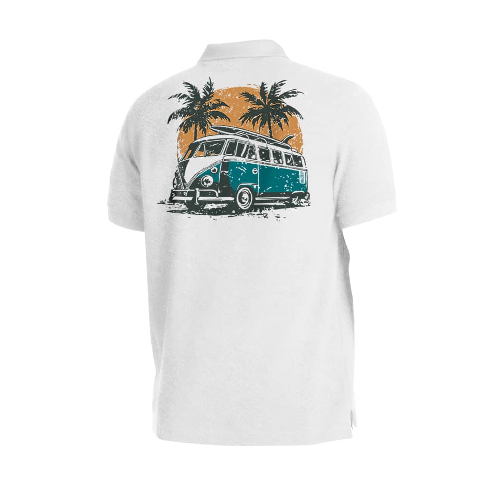 Bus Vacation Polo Shirt