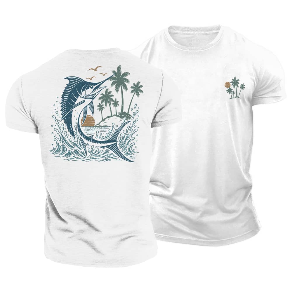 Island Splash Cotton T-Shirt