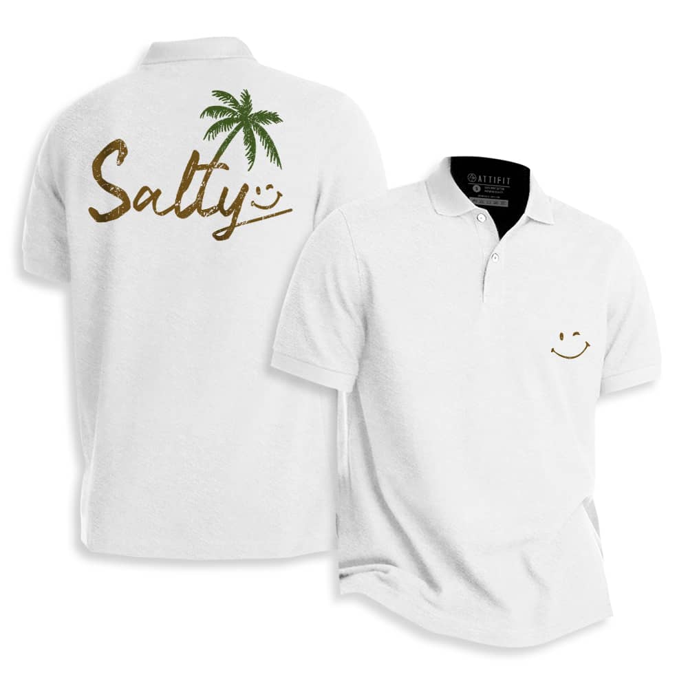 Salty Smiley Polo Shirt