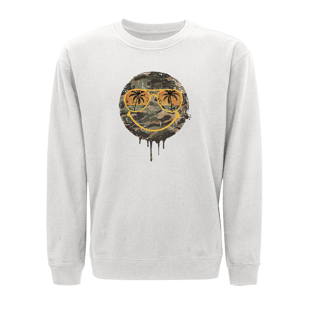 Sunglasses Smiley Crewneck Sweatshirt