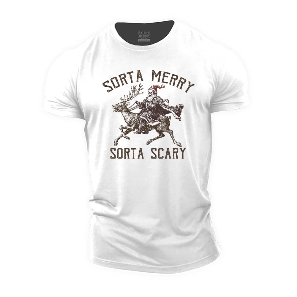 Merry And Scary Cotton T-Shirt