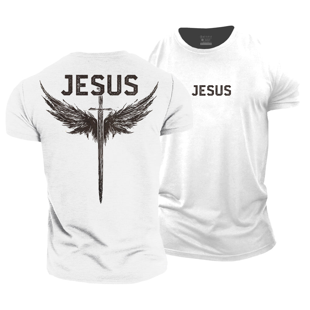 Jesus Wings Cotton T-Shirt