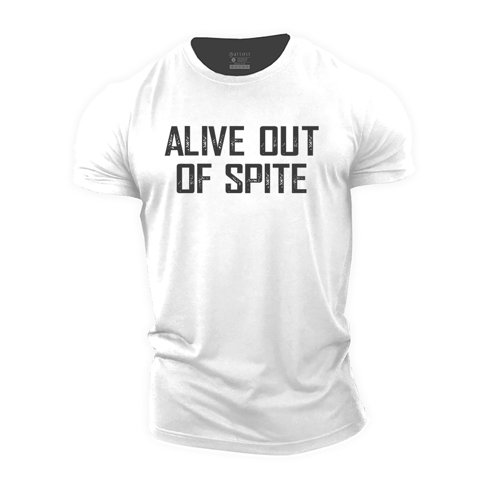 Alive Out Of Spite Cotton T-Shirt