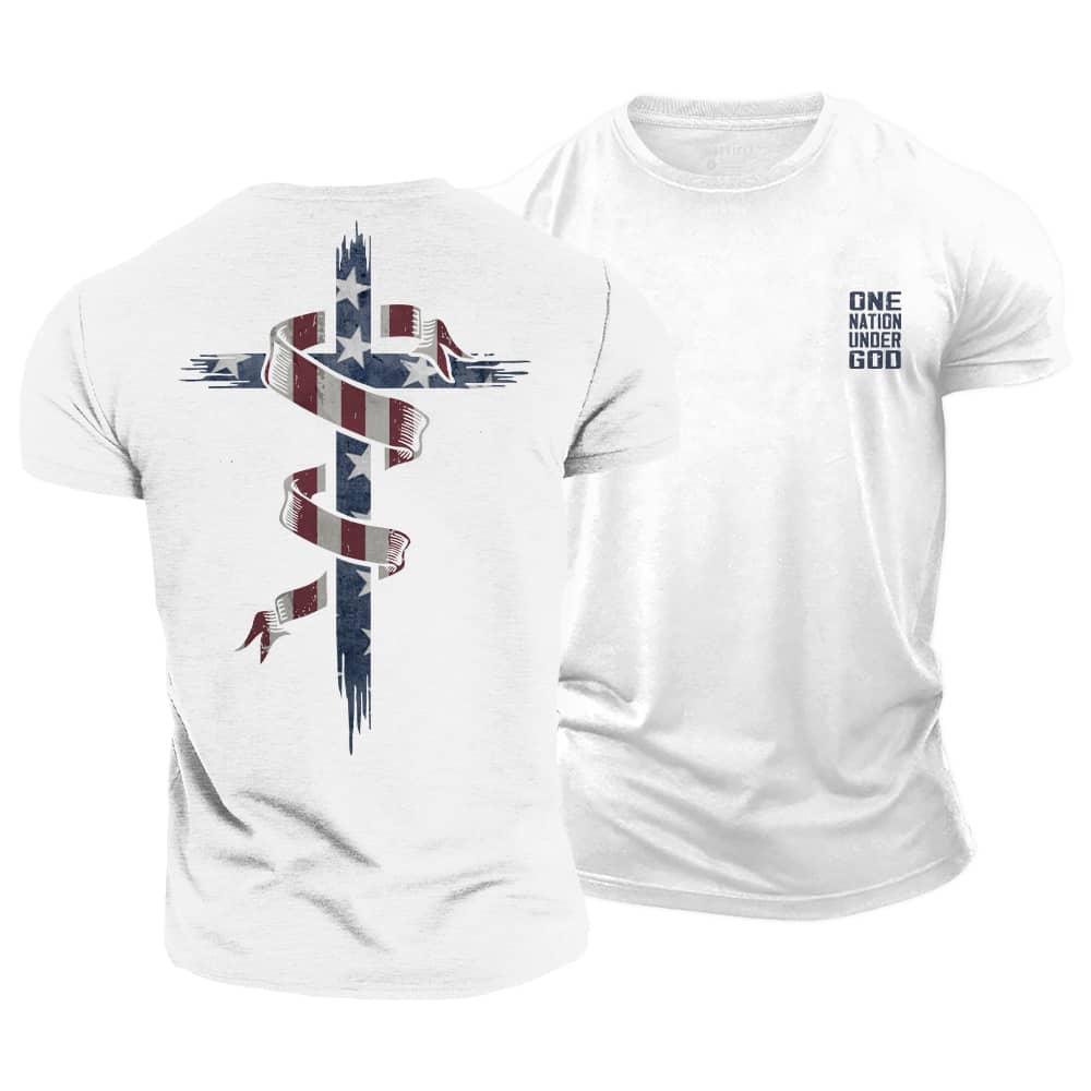 One Nation Cross Cotton T-Shirt