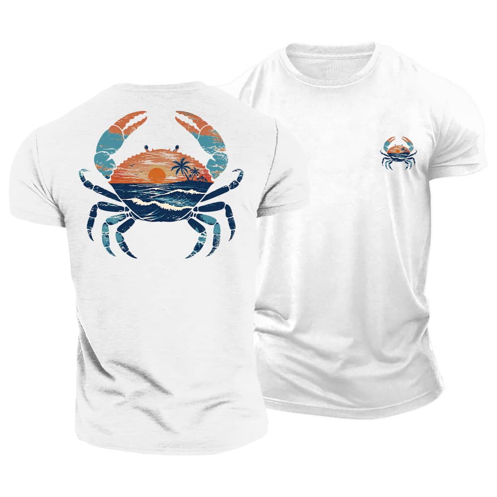 Crab Sea Cotton T-Shirt