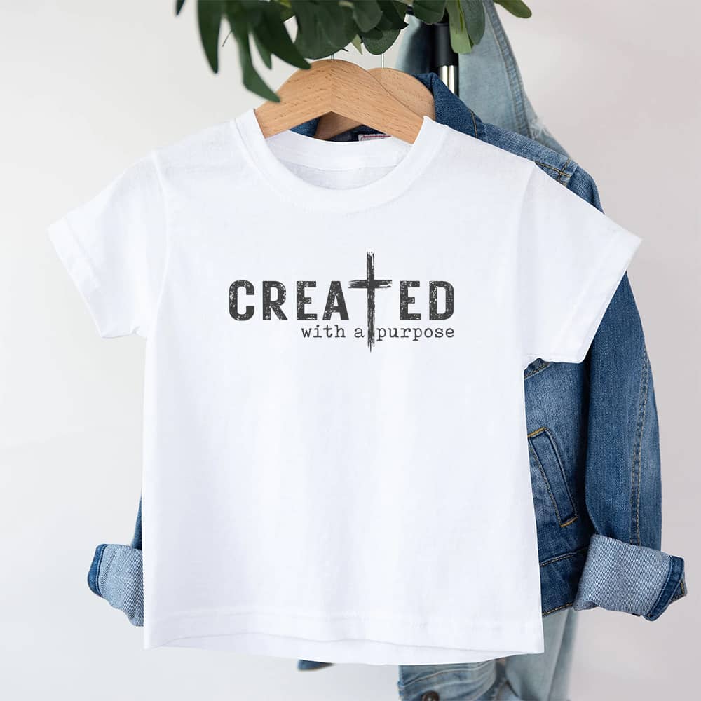 Created With A Purpose Youth Cotton T-Shirt
