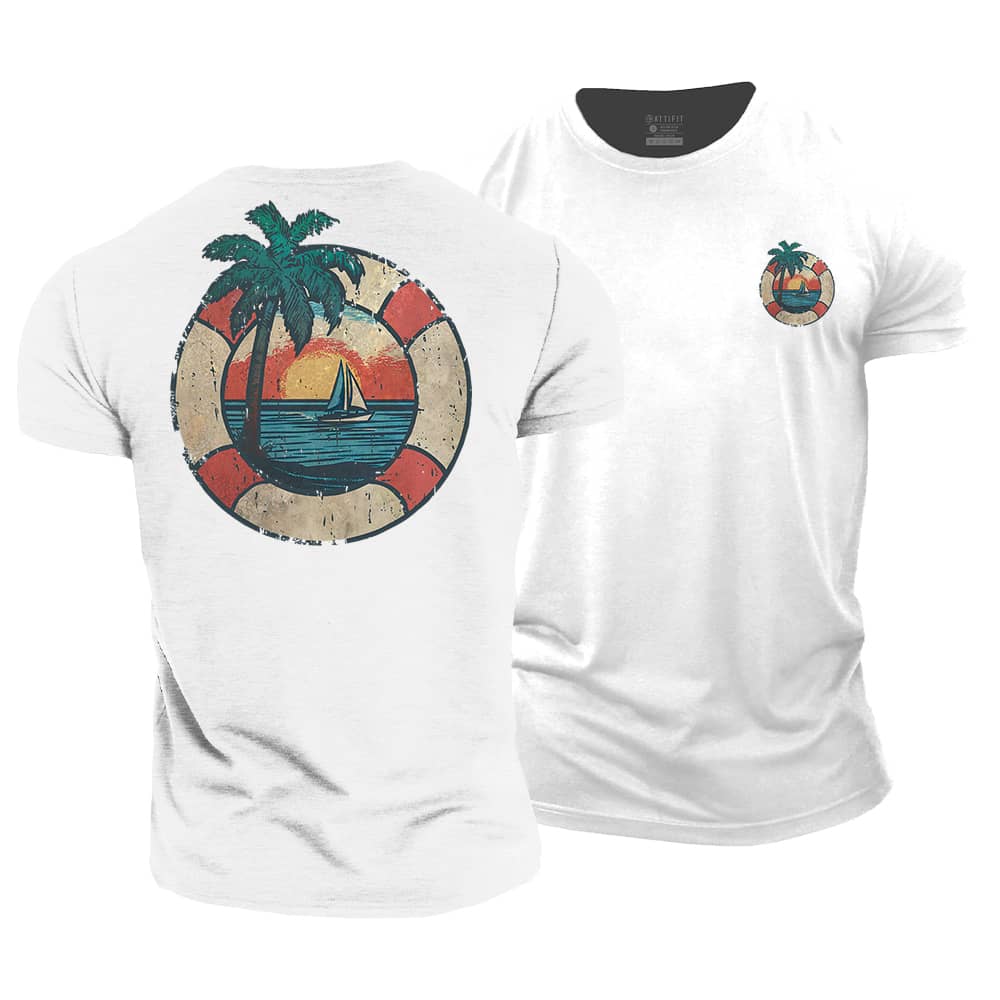 Float Ring Tubes Cotton T-Shirt