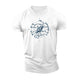 Lake Boat Compass Cotton T-Shirt