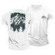 Mountain Tree Silhouette Cotton T-Shirt