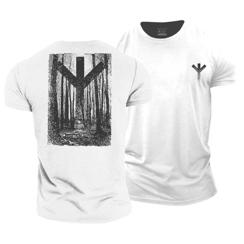 Viking Protection Rune Cotton T-Shirt