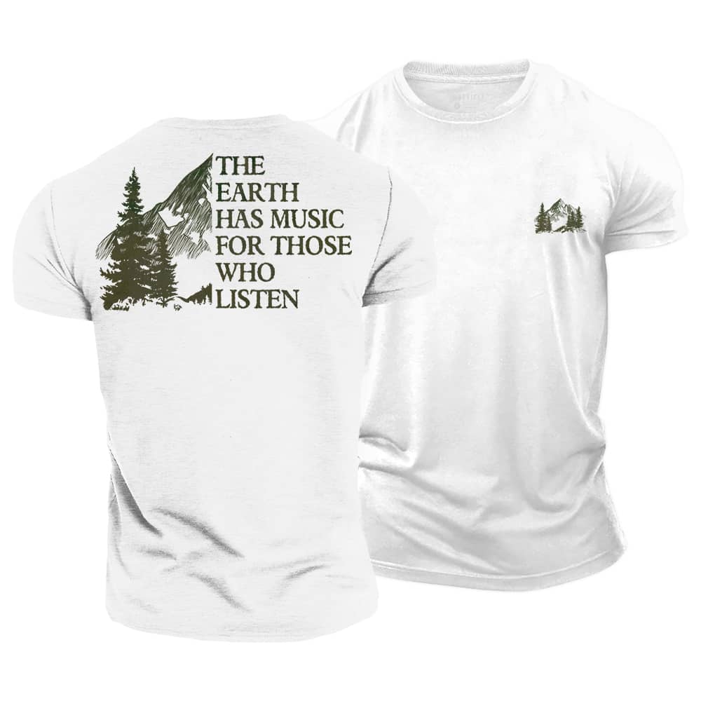 Earth Music Cotton T-Shirt