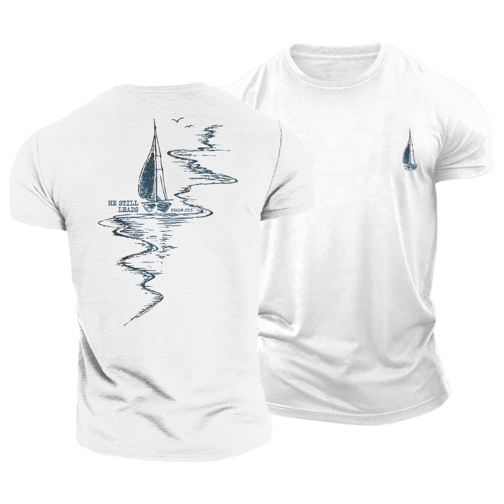 He Still Leads Cotton T-Shirt