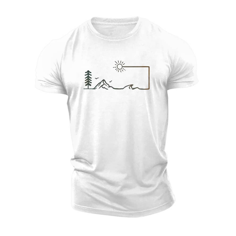 Colorful Nature Cotton T-Shirt