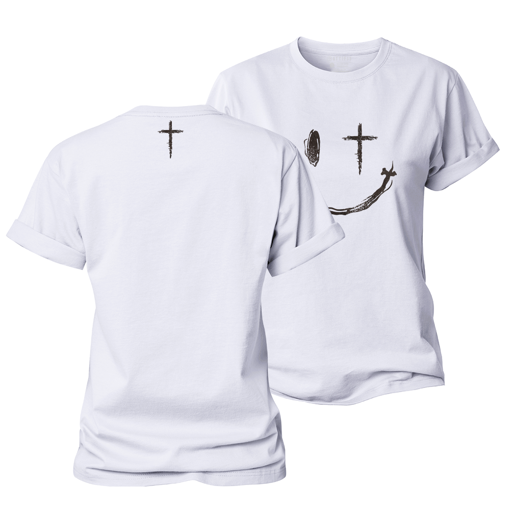 Cross Smiley Women's Cotton T-Shirt