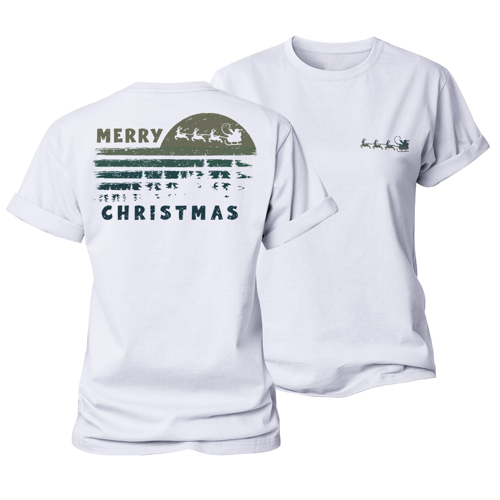 Merry Christmas Women's Cotton T-Shirt