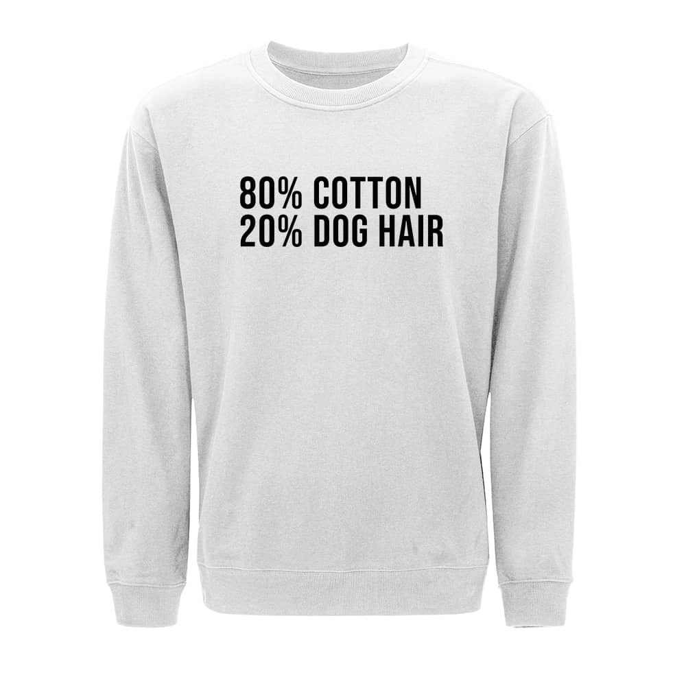 Cotton And Dog Hair Crewneck Sweatshirt