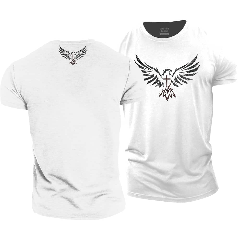 Eagle Jesus Cotton T-Shirt