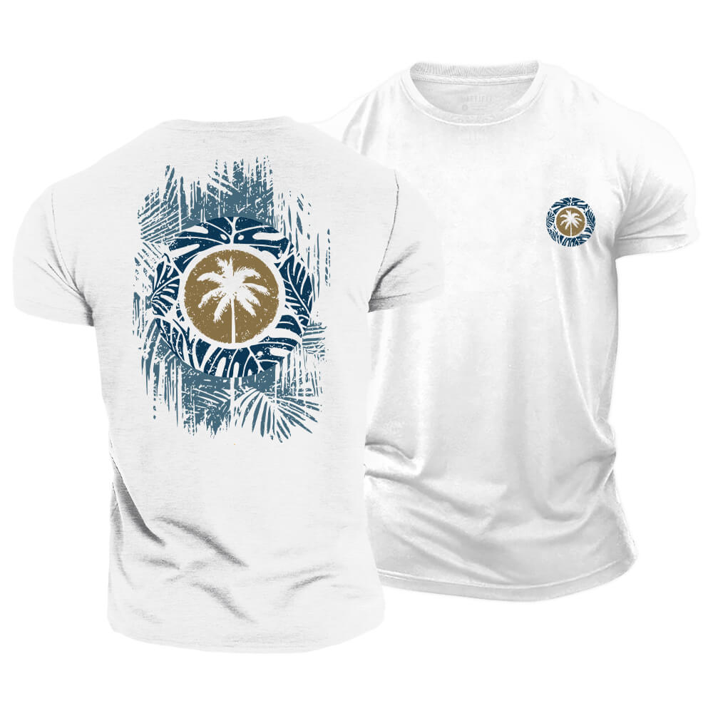 Tropical Escape Cotton T-Shirt