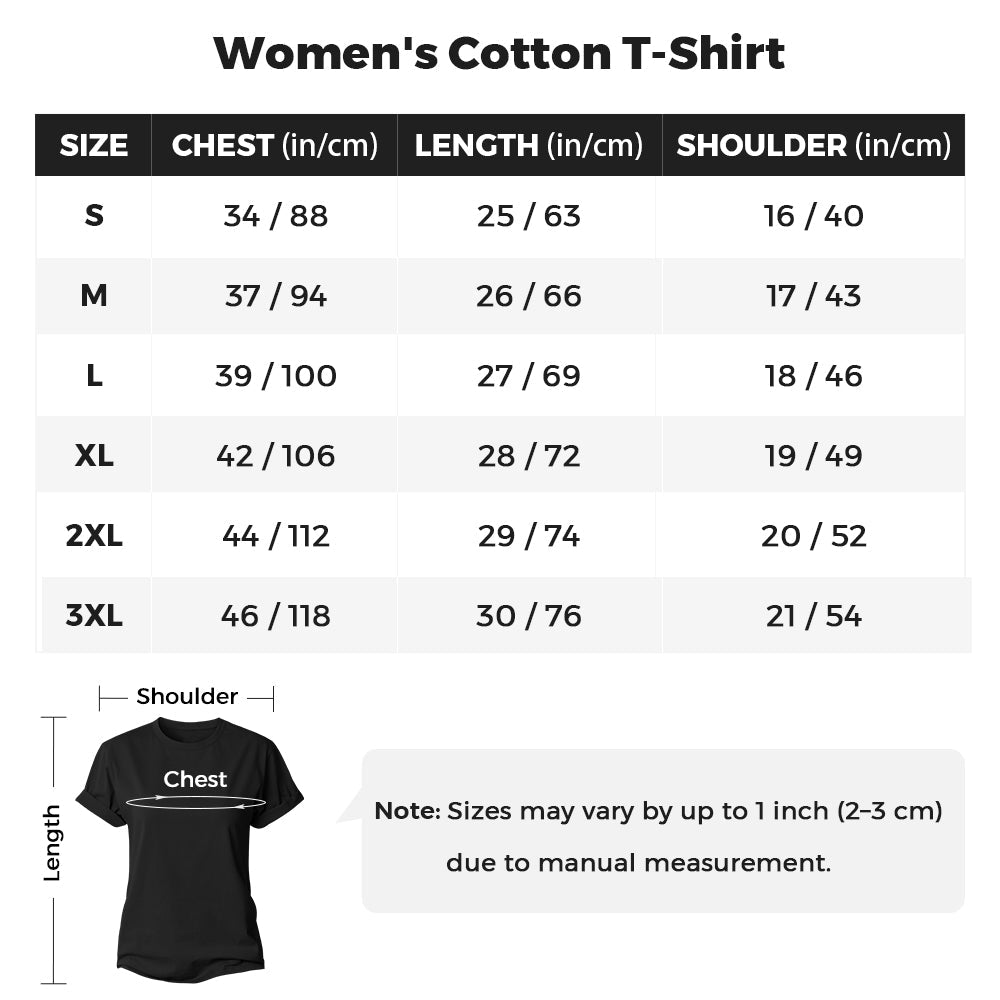 Christmas Sunset Skull Women's Cotton T-Shirt