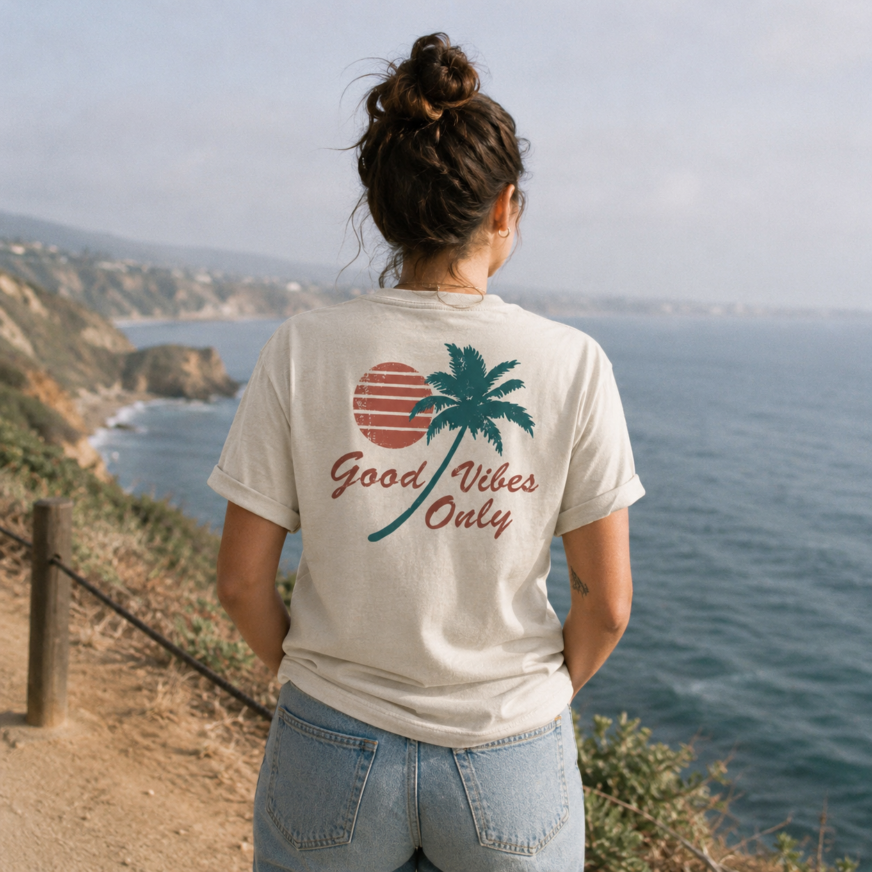 Good Vibes Only Women's Cotton T-Shirt
