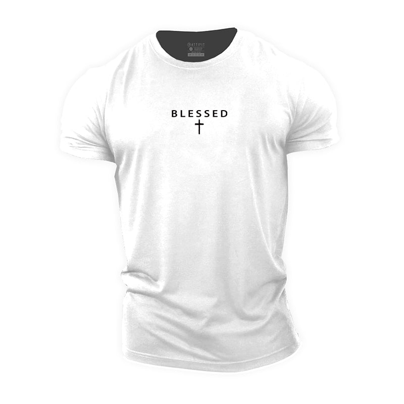 Blessed Cross Cotton T-Shirts
