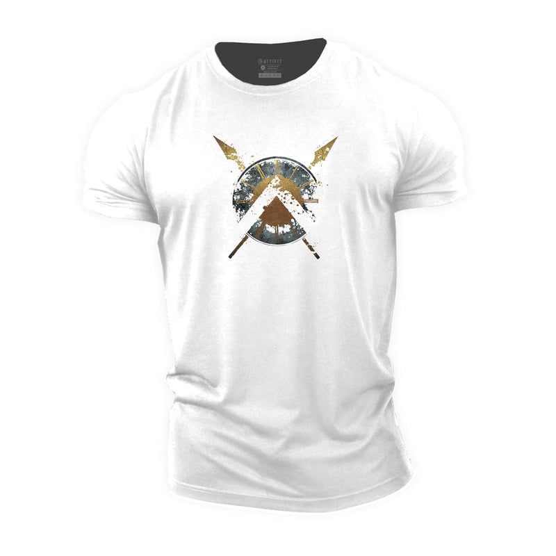 Warrior Shield Cotton T-Shirts