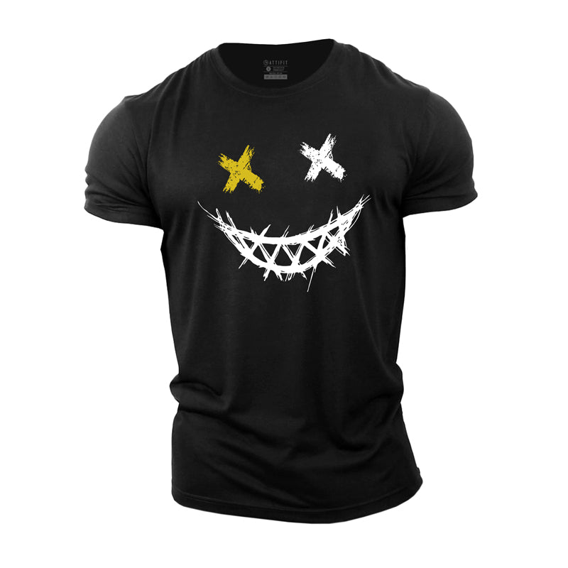 Smiley Face Cotton T-shirts