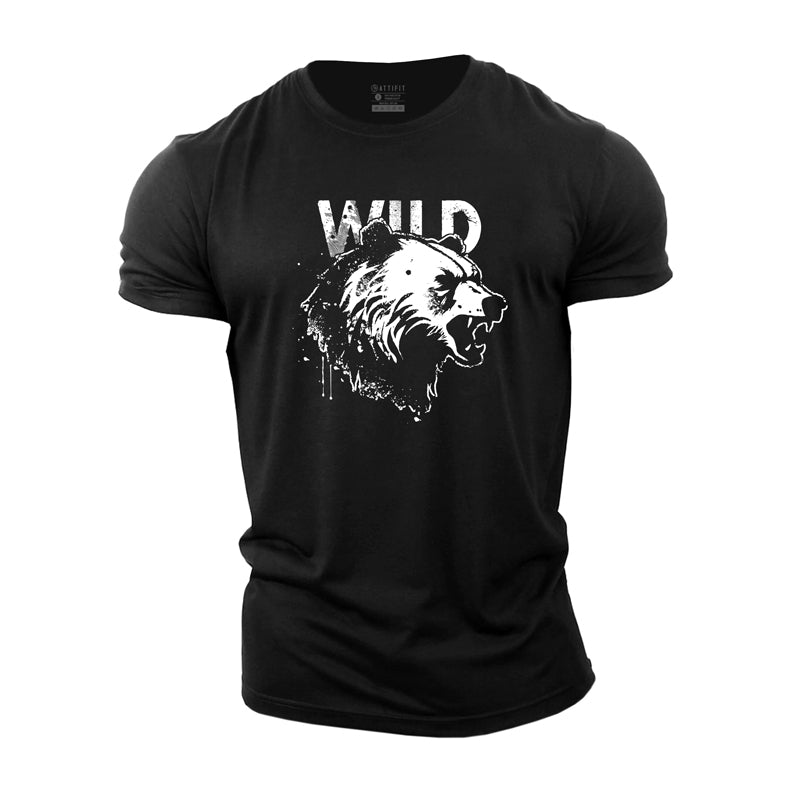 Wild Bear Men's T-shirts