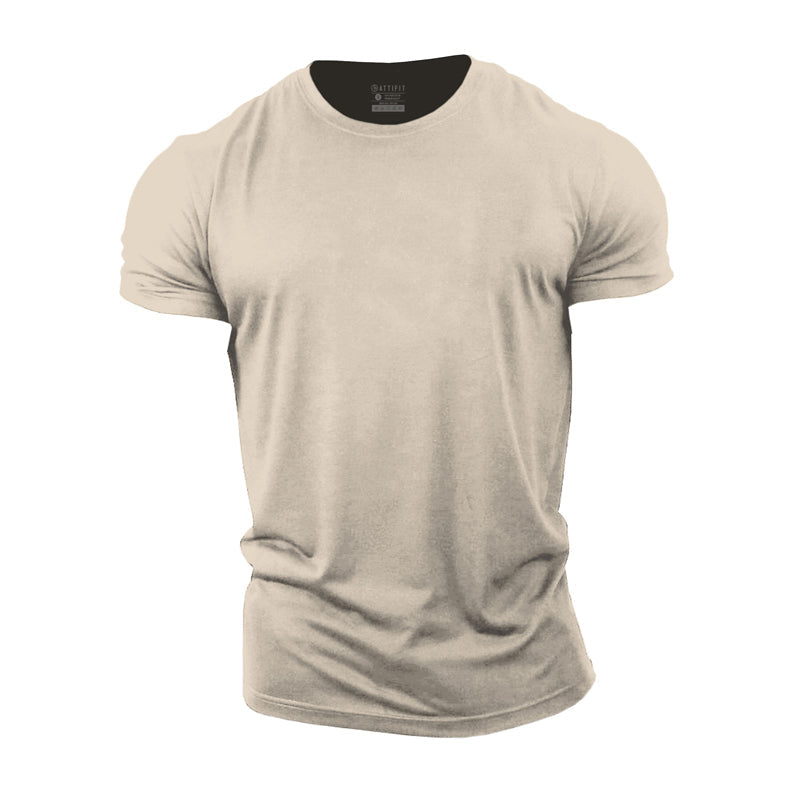 Cotton Solid Color T-Shirt
