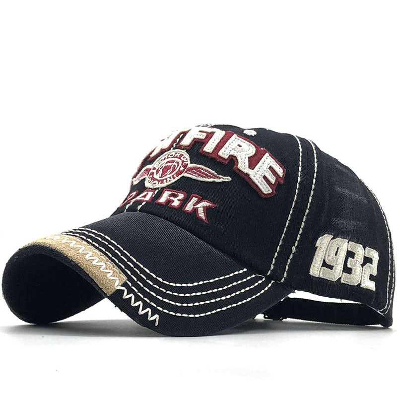 Letter Embroidered Cap