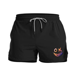 Vibrant Smiley Men's Quick Dry Shorts