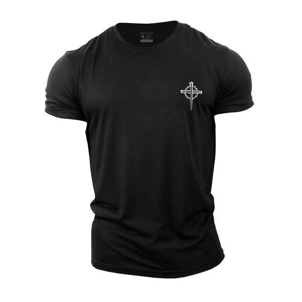 Cotton Thorn Cross Men's T-shirts