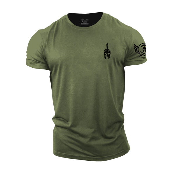Cotton Spartan Graphic T-shirts