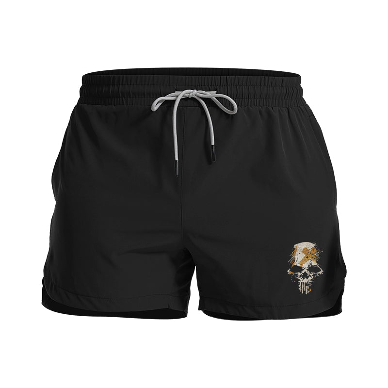 Broken Skull Men's Quick Dry Shorts
