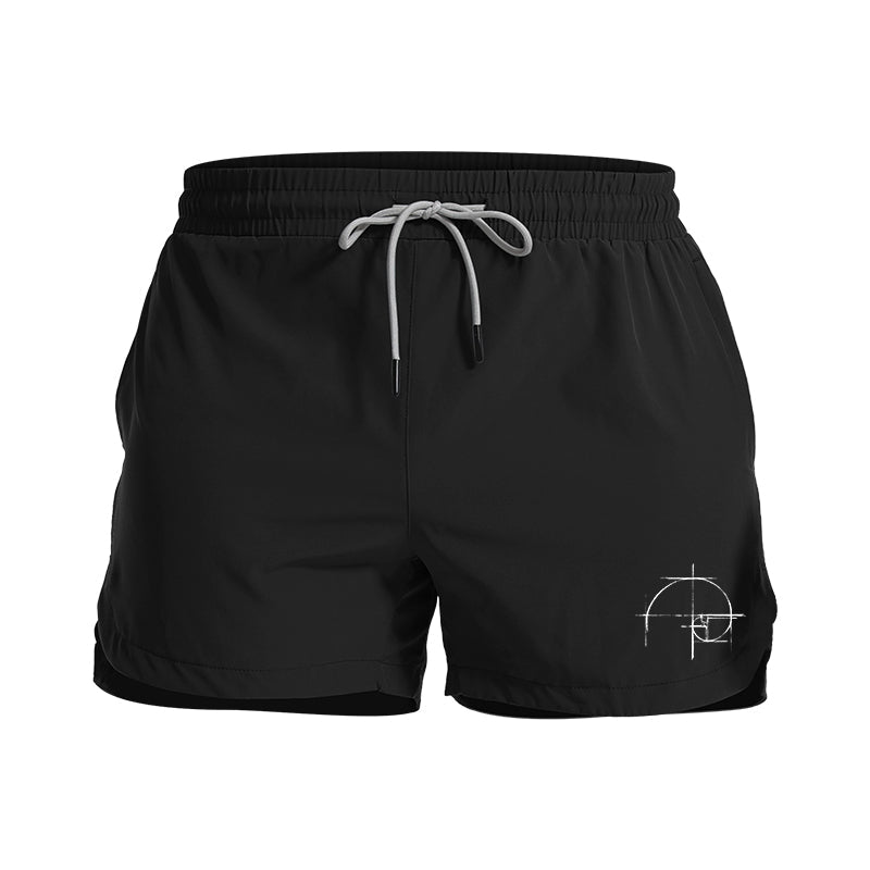 Fibonacci Sequence Men's Quick Dry Shorts