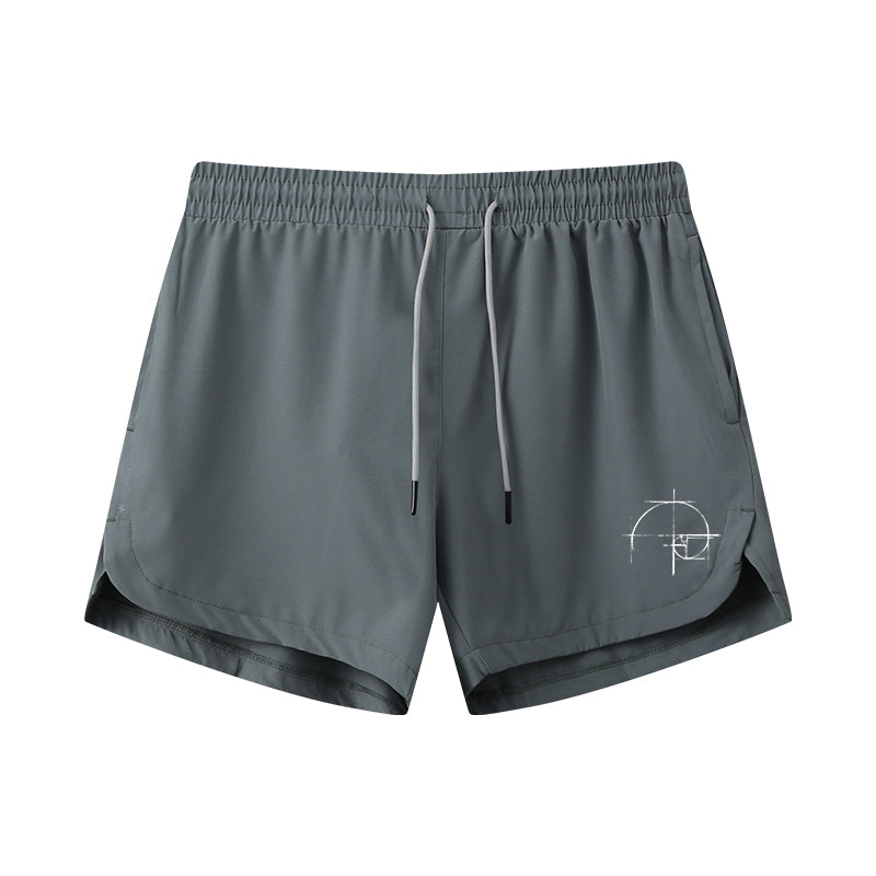 Fibonacci Sequence Athletic Quick-Dry Shorts