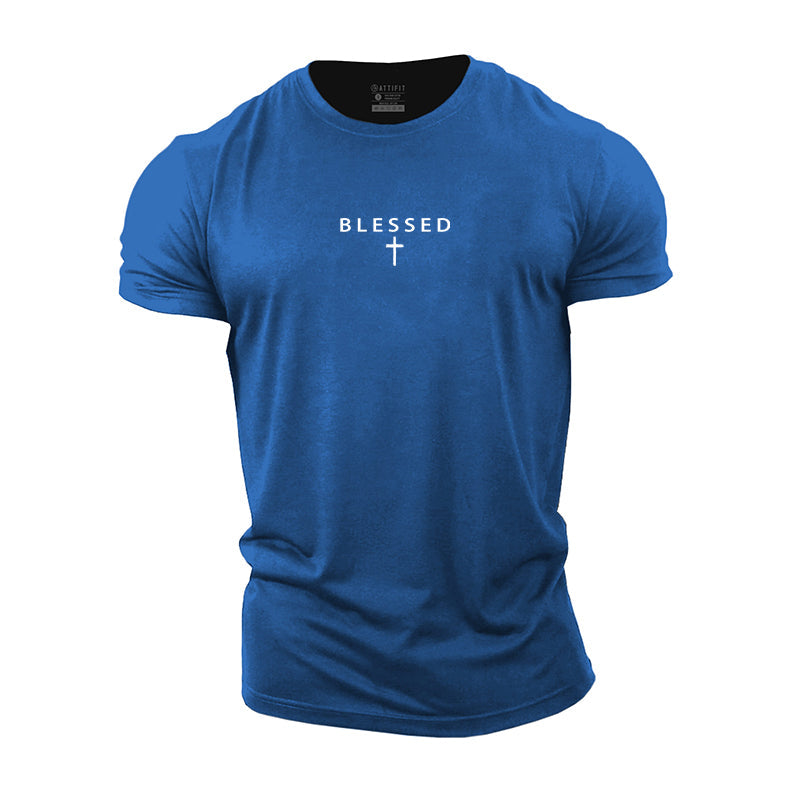 Blessed Cross Cotton T-Shirts