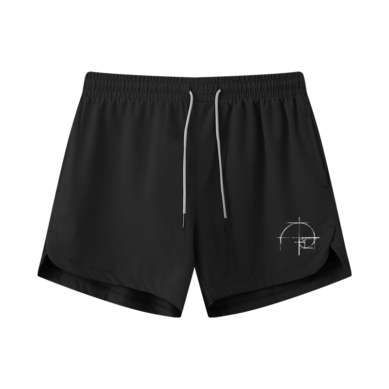Fibonacci Sequence Athletic Quick-Dry Shorts