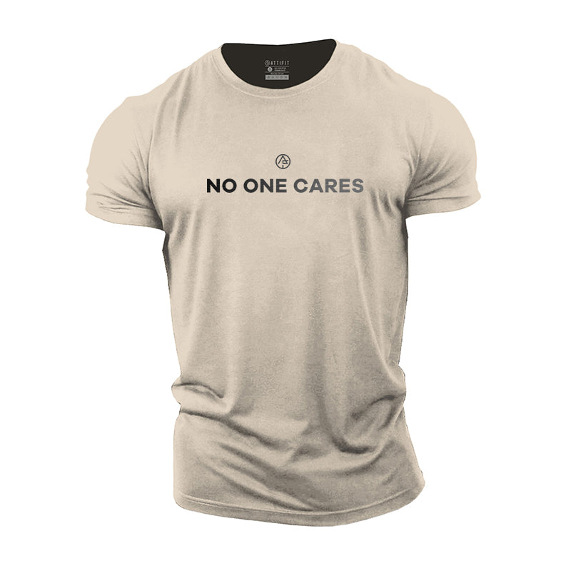 No One Cares Cotton T-Shirts