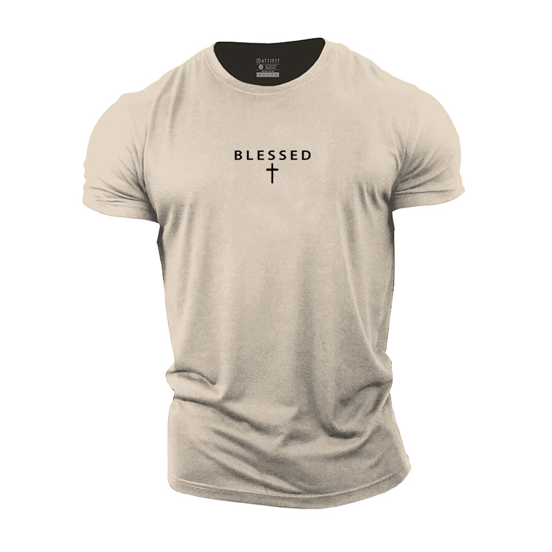 Blessed Cross Cotton T-Shirt