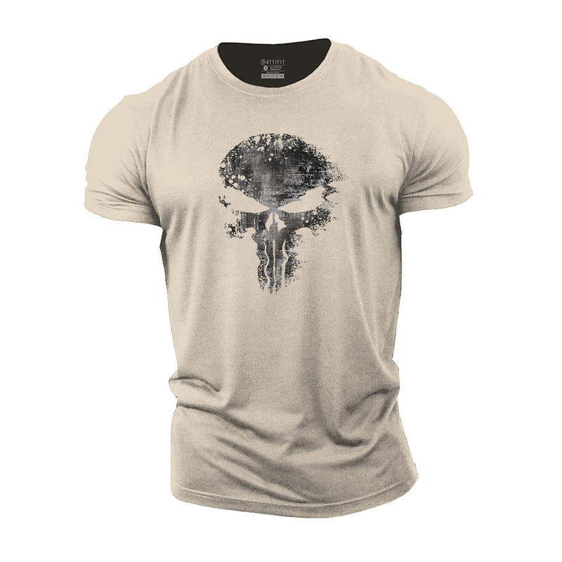 Dissipating Skull Cotton T-Shirt