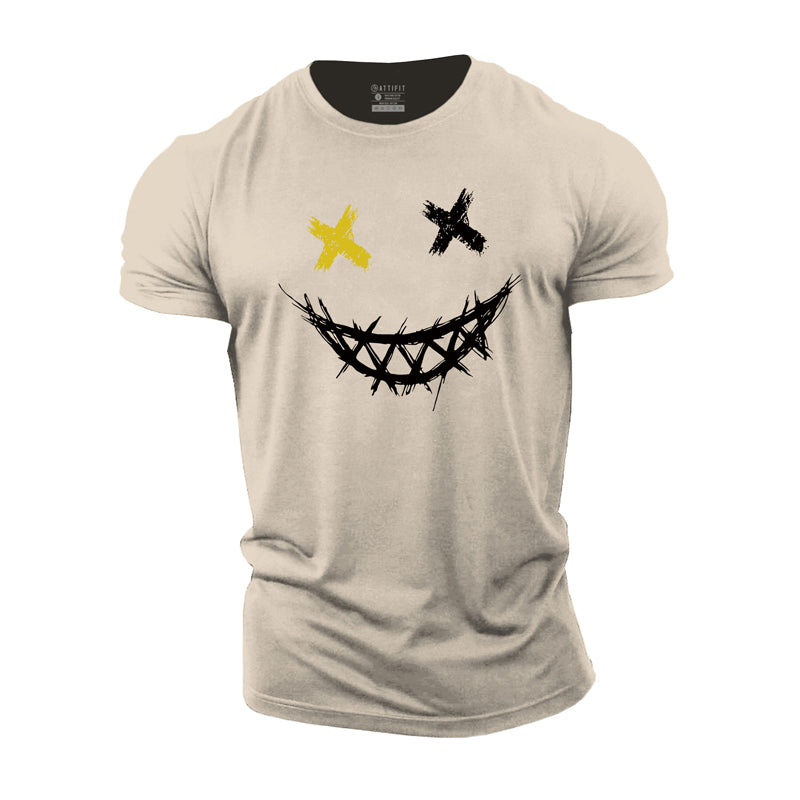 Smiley Face Cotton T-shirts