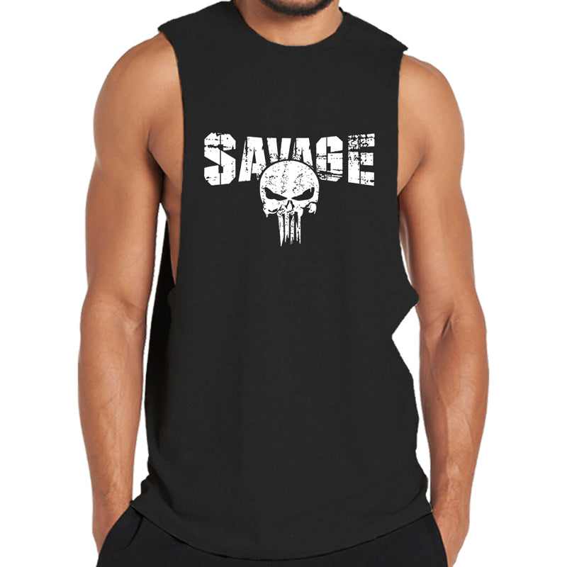 SKULL Savage Men's Tank Top