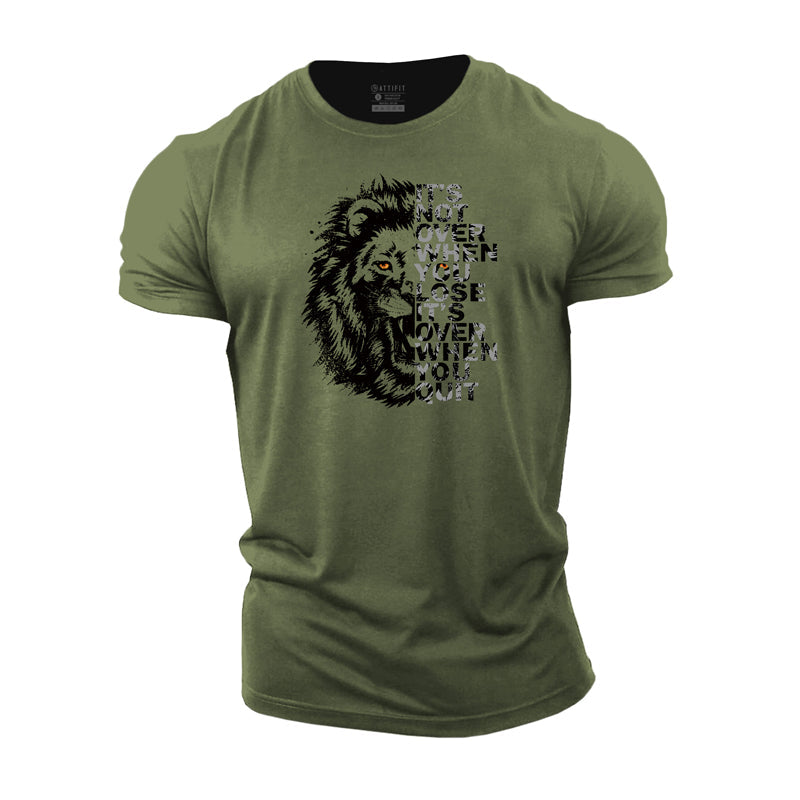 Lion Graphic Cotton T-shirts