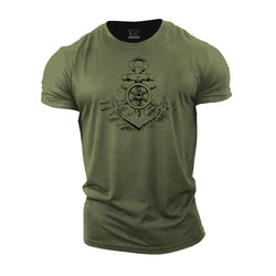 Cotton Anchor Graphic Men's T-shirts