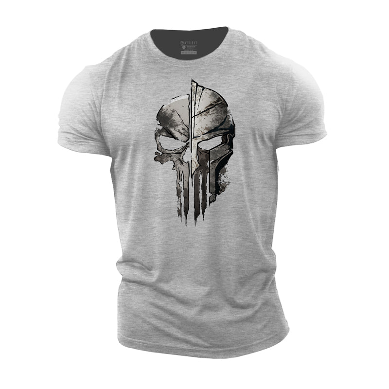 Spartan Skull Cotton T-Shirt
