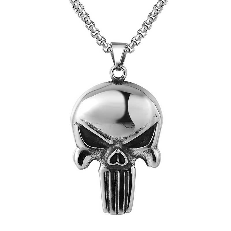 Terminator Skull Head Titanium Steel Pendant